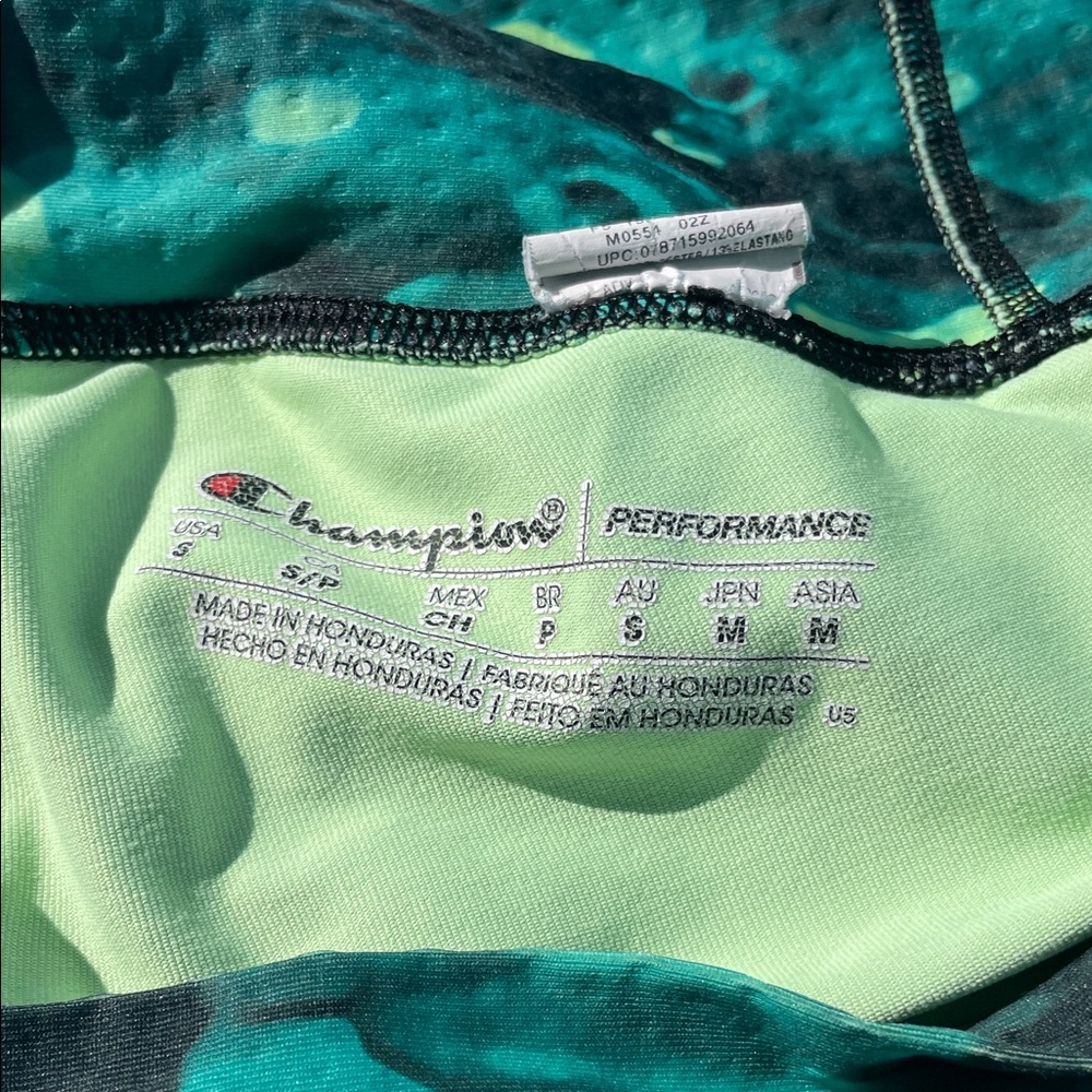 Champion Green and Lime Patterned Leggings - Picture 5 of 7